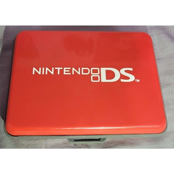 Nintendo Red DS Hard Case. Can Hold Games. - Picture 1 of 4